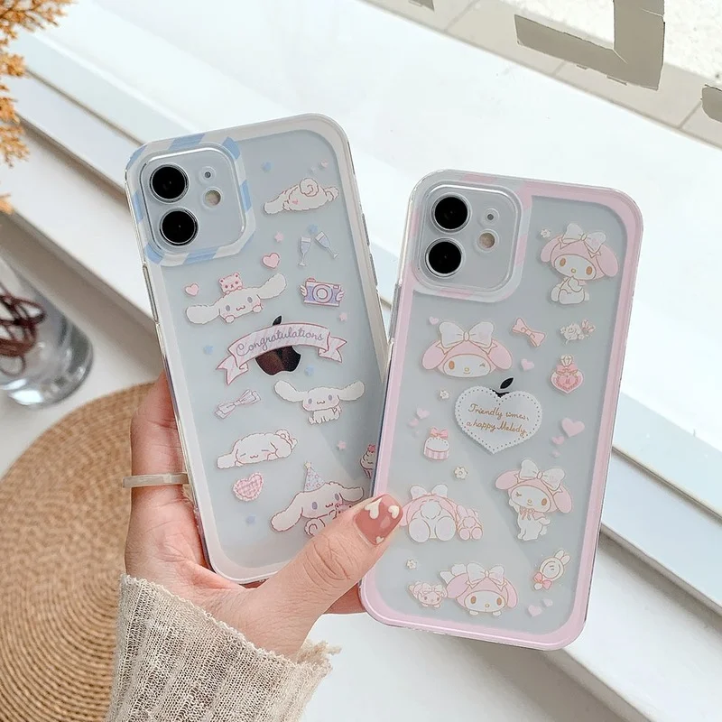 Sanrio Cinnamoroll Phone Case for IPhone 11 12 13 Pro Max Kawaii Cartoon My Melody Girl Anti-drop Shock-absorbing IPhone Case
Sanrio Cinnamoroll Phone Case for IPhone 11 12 13 Pro Max Kawaii Cartoon My Melody Girl Anti-drop Shock-absorbing IPhone Case