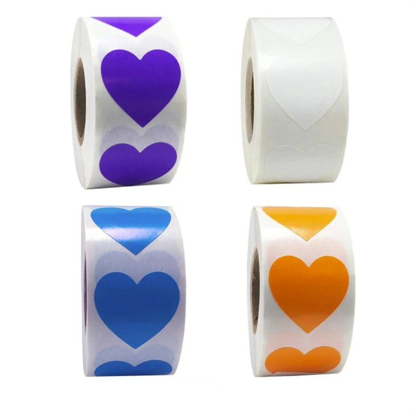 500PCS Color Love Labels Paper Sticky Sticker Decoration Scrapbook Sealing Thank You Stickers Stationery Supplies
500PCS Color Love Labels Paper Sticky Sticker Decoration Scrapbook Sealing Thank You Stickers Stationery Supplies