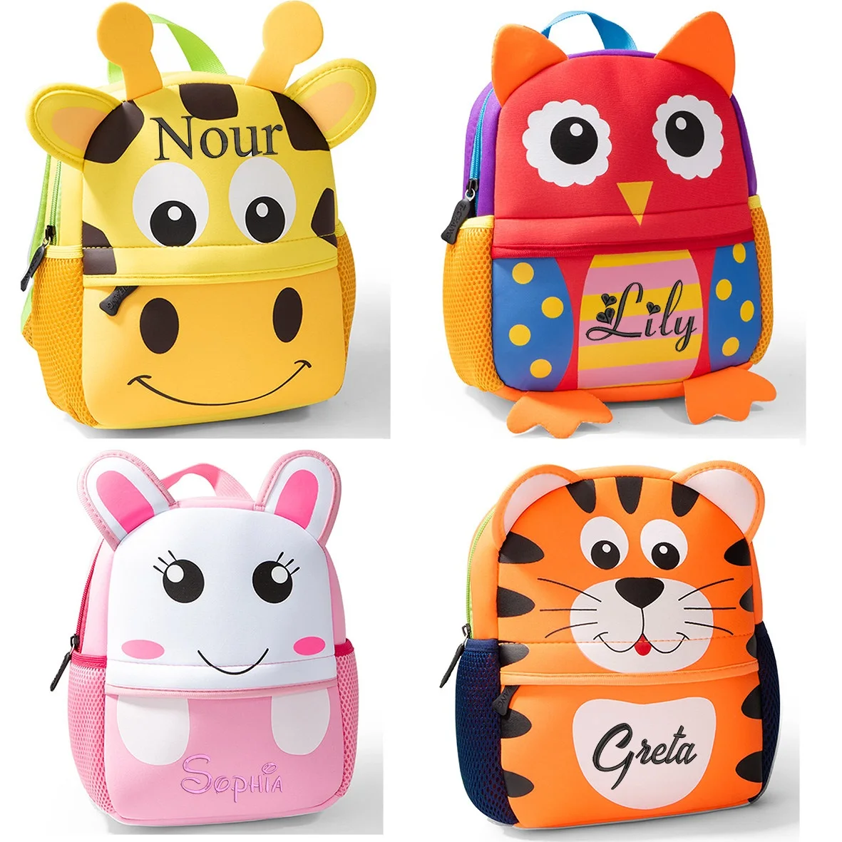 Personalized Embroidery Toddler Backpack Kids School Bag Lunch Bag Cute 3D Cartoon Animal Book Bag for 1-3 Year Older Boys Girls
Personalized Embroidery Toddler Backpack Kids School Bag Lunch Bag Cute 3D Cartoon Animal Book Bag for 1-3 Year Older Boys Girls