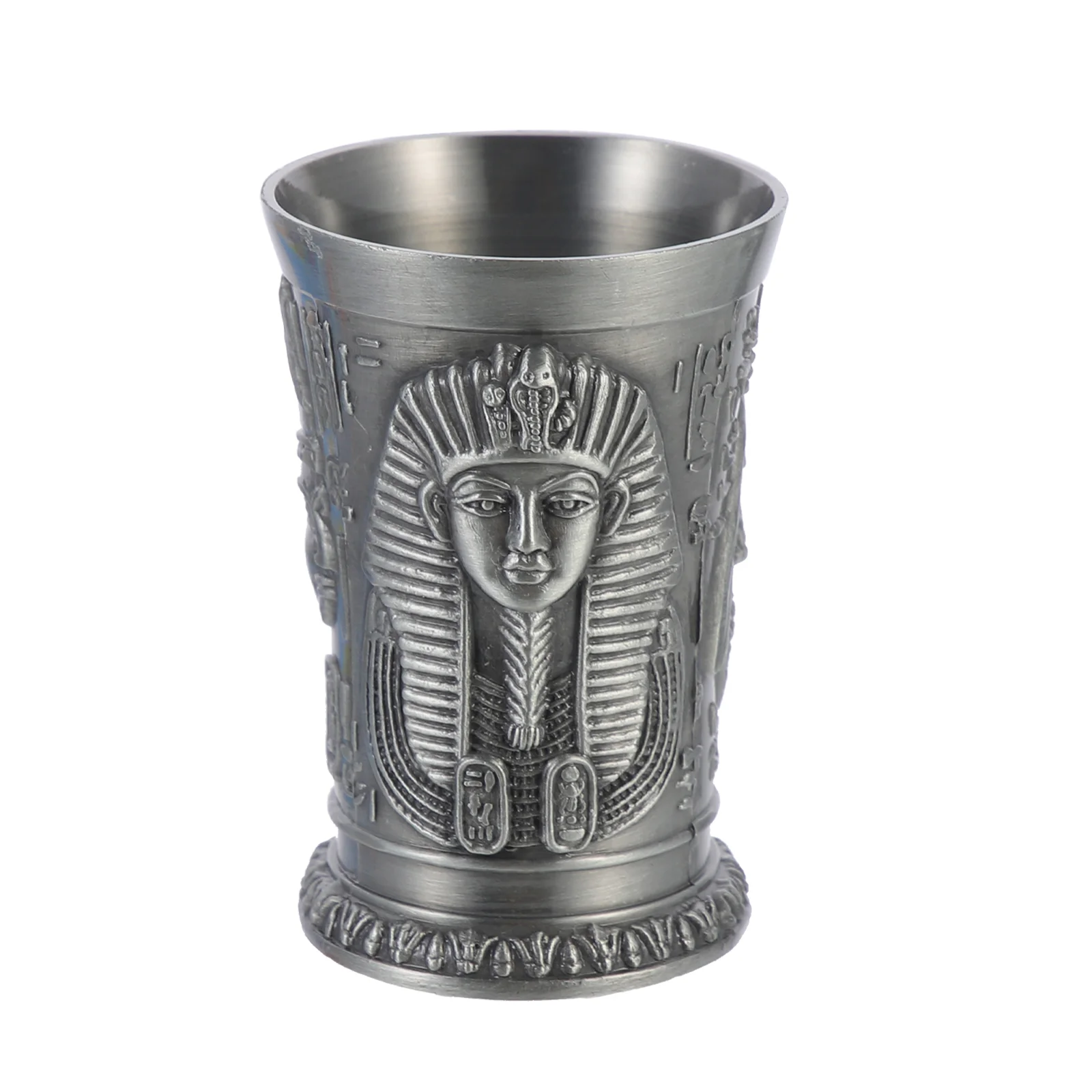 Egyptian Style Glass Cup Cocktail Garnish Stainless Steel Party Drinking Alloy Cups Shattered Retro
Egyptian Style Glass Cup Cocktail Garnish Stainless Steel Party Drinking Alloy Cups Shattered Retro