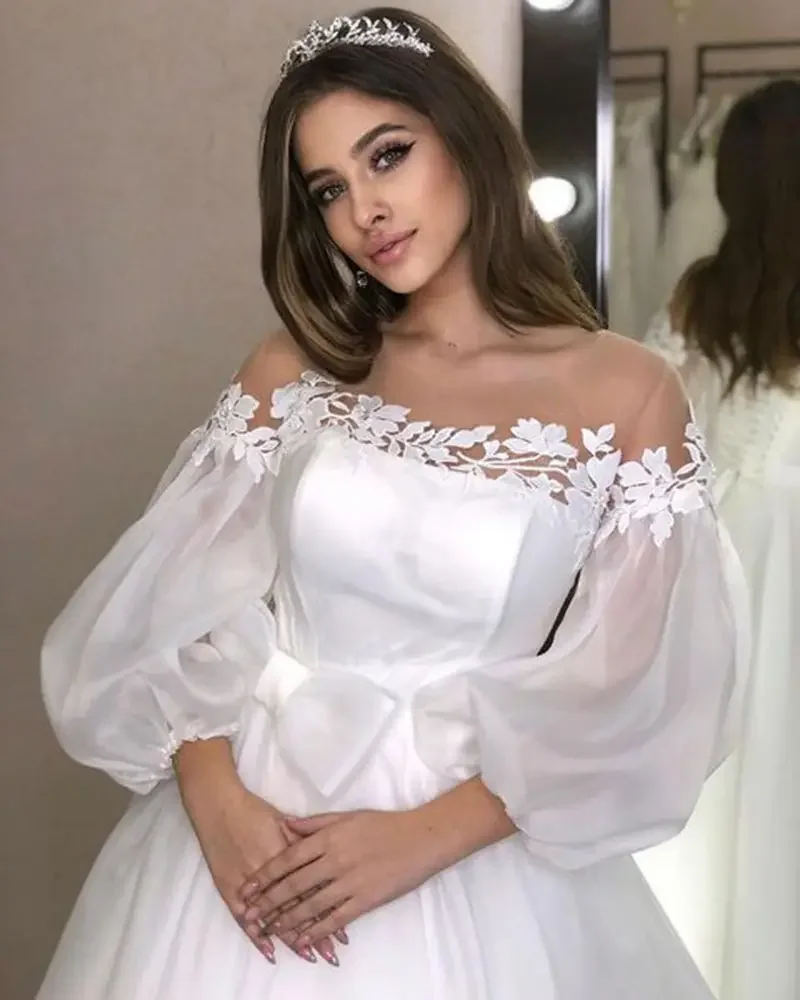 Angelsbridep Sexy Long Sleeves Lace Wedding Dress Robe De Mariage Modest Beautiful Vestidos De Noiva Bridal Gowns Custom Made
Angelsbridep Sexy Long Sleeves Lace Wedding Dress Robe De Mariage Modest Beautiful Vestidos De Noiva Bridal Gowns Custom Made