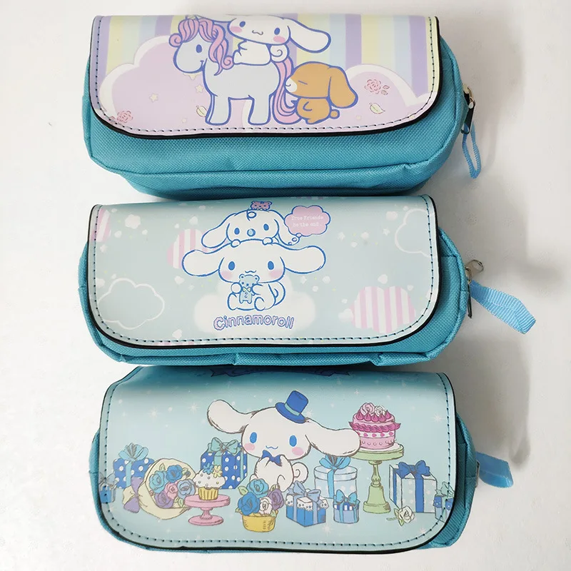 Cinnamoroll Cartoon Cute Double Zipper Pen Bag Big Eared Dog Large Capacity Pencil Bag Learning Stationery Box Casual
Cinnamoroll Cartoon Cute Double Zipper Pen Bag Big Eared Dog Large Capacity Pencil Bag Learning Stationery Box Casual