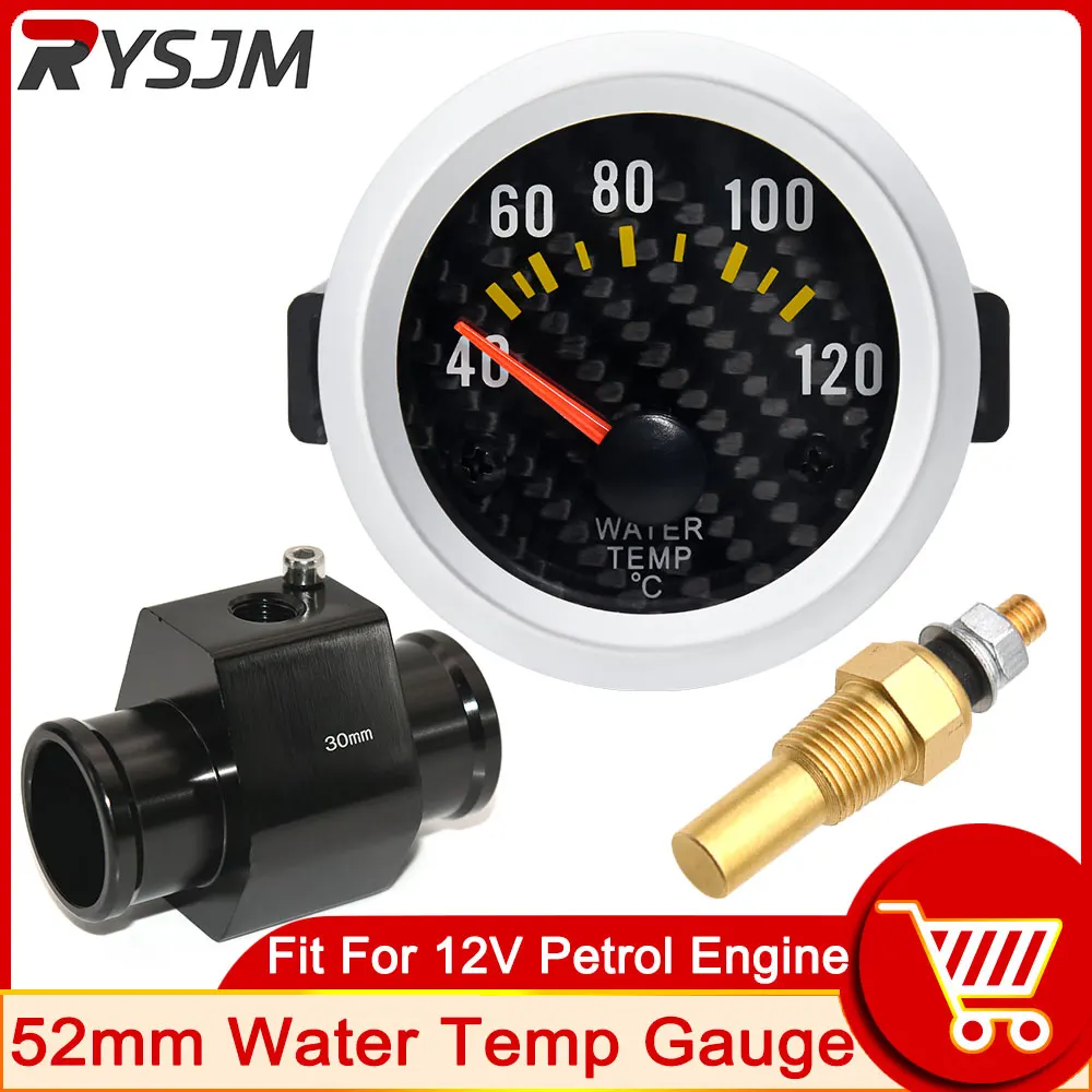 HD 52MM Water Temp Gauge with Water Temperature Joint Pipe Sensor 10mm Radiator Temperature Adapter 40mm ~ 28mm 40~120 Celsius
HD 52MM Water Temp Gauge with Water Temperature Joint Pipe Sensor 10mm Radiator Temperature Adapter 40mm ~ 28mm 40~120 Celsius