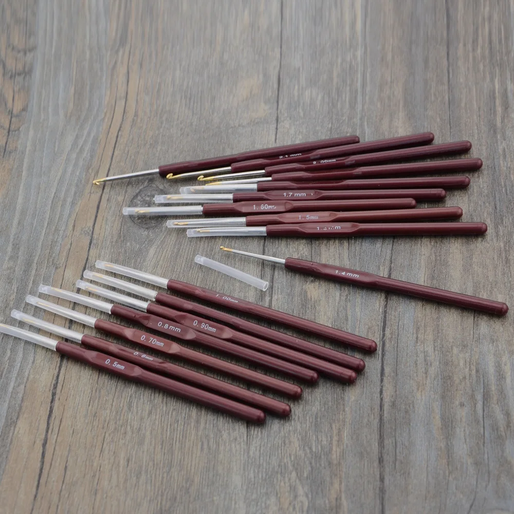 ZOYOONE 1 Piece Crochet Hook Mix 0.5mm-2.2mm Small Size Weave Knitting Needles for Lace Dolls DIY Tools Sewing Accessories
ZOYOONE 1 Piece Crochet Hook Mix 0.5mm-2.2mm Small Size Weave Knitting Needles for Lace Dolls DIY Tools Sewing Accessories
