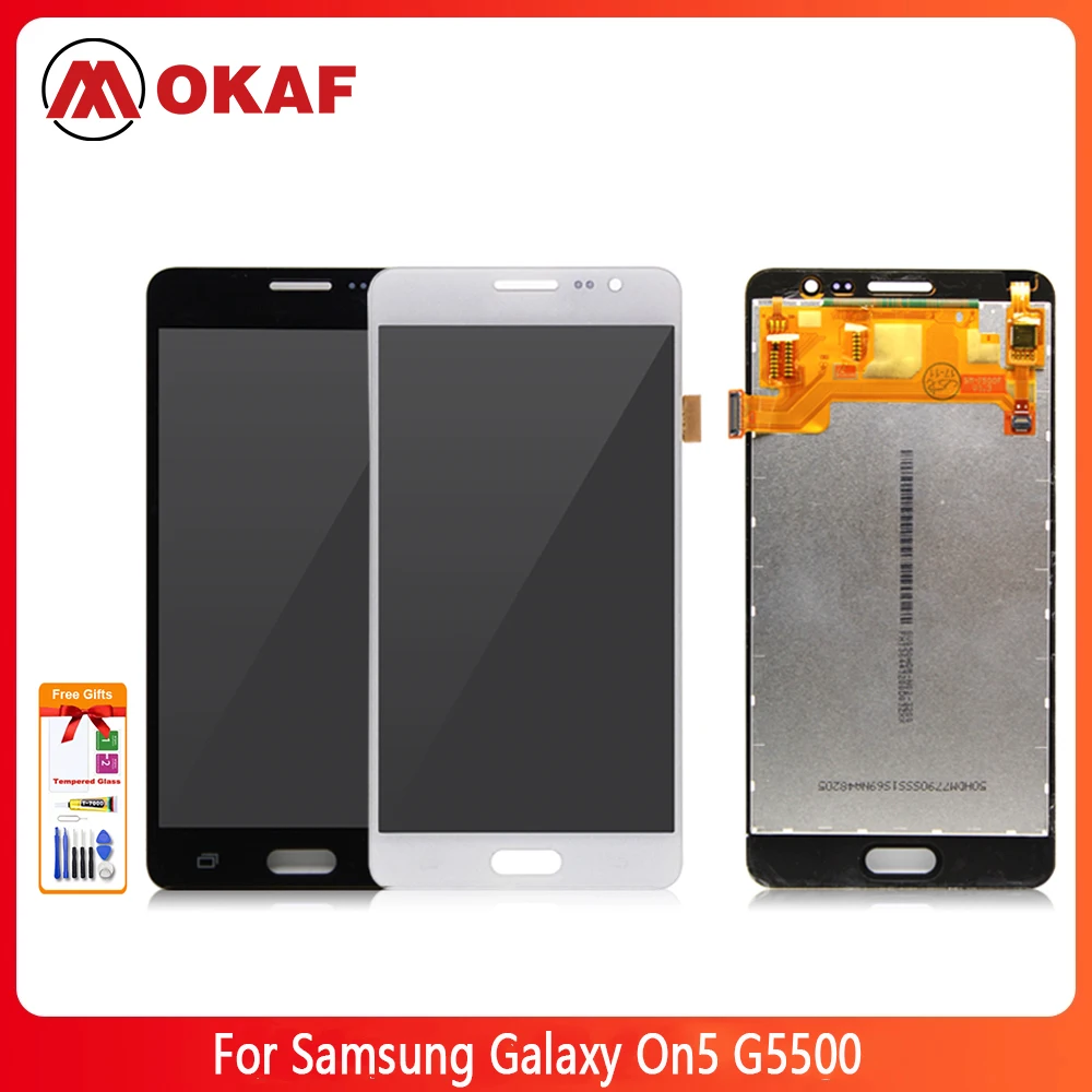 OKANFU New Original For Samsung Galaxy On5 LCD Display Touch Screen with Digitizer G5500 G550FY G550T Front Glass Assembly parts
OKANFU New Original For Samsung Galaxy On5 LCD Display Touch Screen with Digitizer G5500 G550FY G550T Front Glass Assembly parts