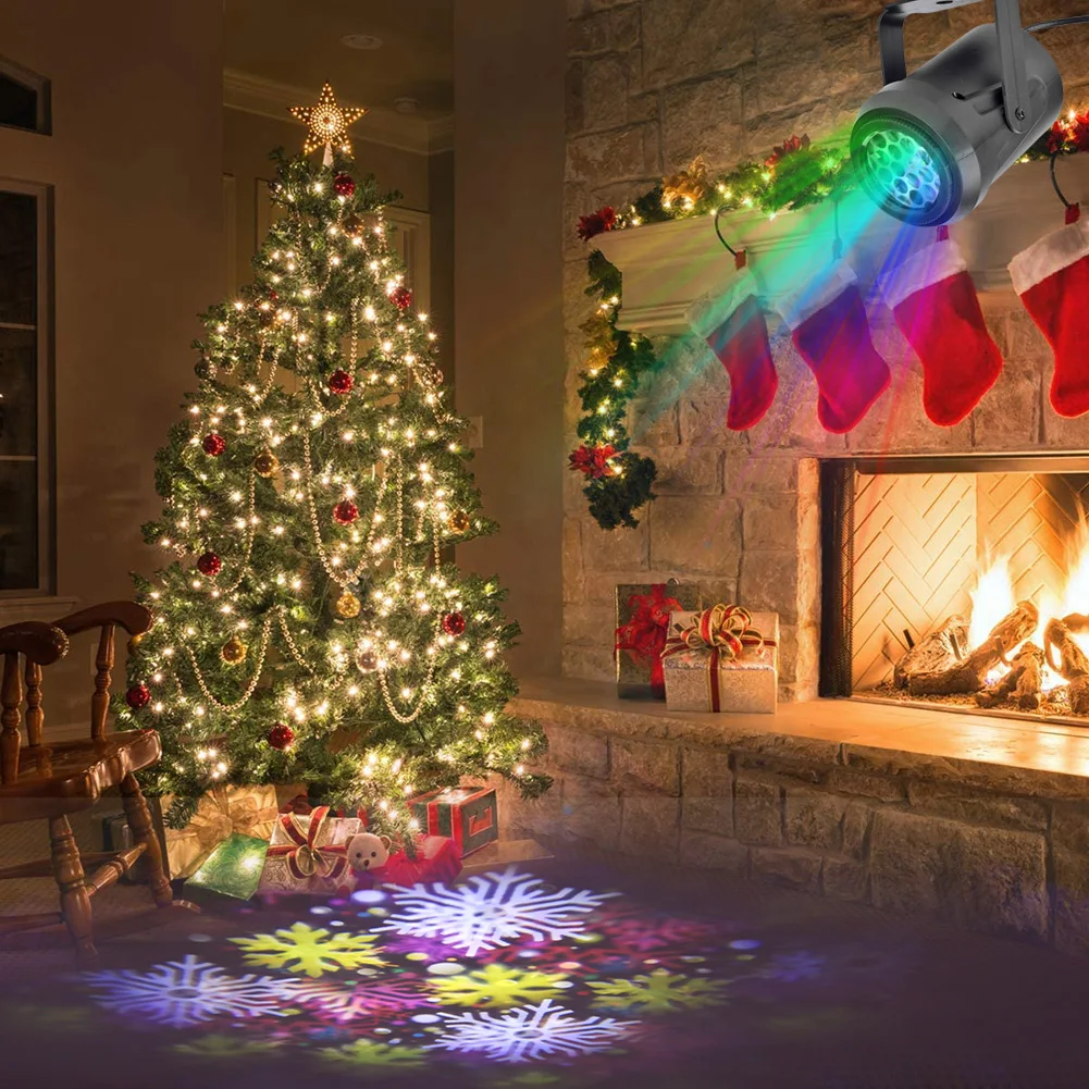LED Christmas Snowflake Landscape Projector Lamp Waterproof 360 Rotatable Colorful Projector Lamp for Outdoor Indoor Decoration
LED Christmas Snowflake Landscape Projector Lamp Waterproof 360 Rotatable Colorful Projector Lamp for Outdoor Indoor Decoration