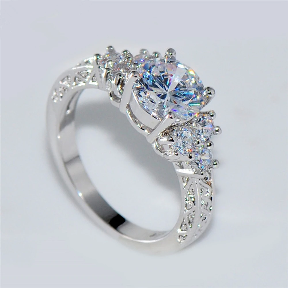 Ювелирные изделия из белого золота с бриллиантами 10KT Lab 5 80/ct | Украшения и