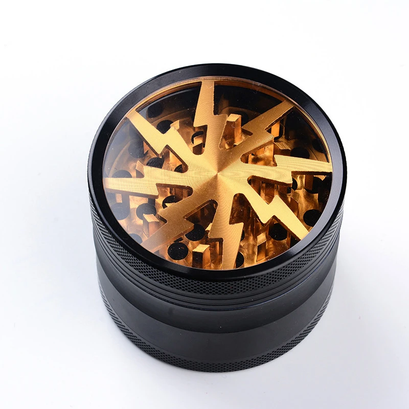 63MM transparent four-layer aluminum alloy smoke grinder tobacco grinder smoking set
63MM transparent four-layer aluminum alloy smoke grinder tobacco grinder smoking set