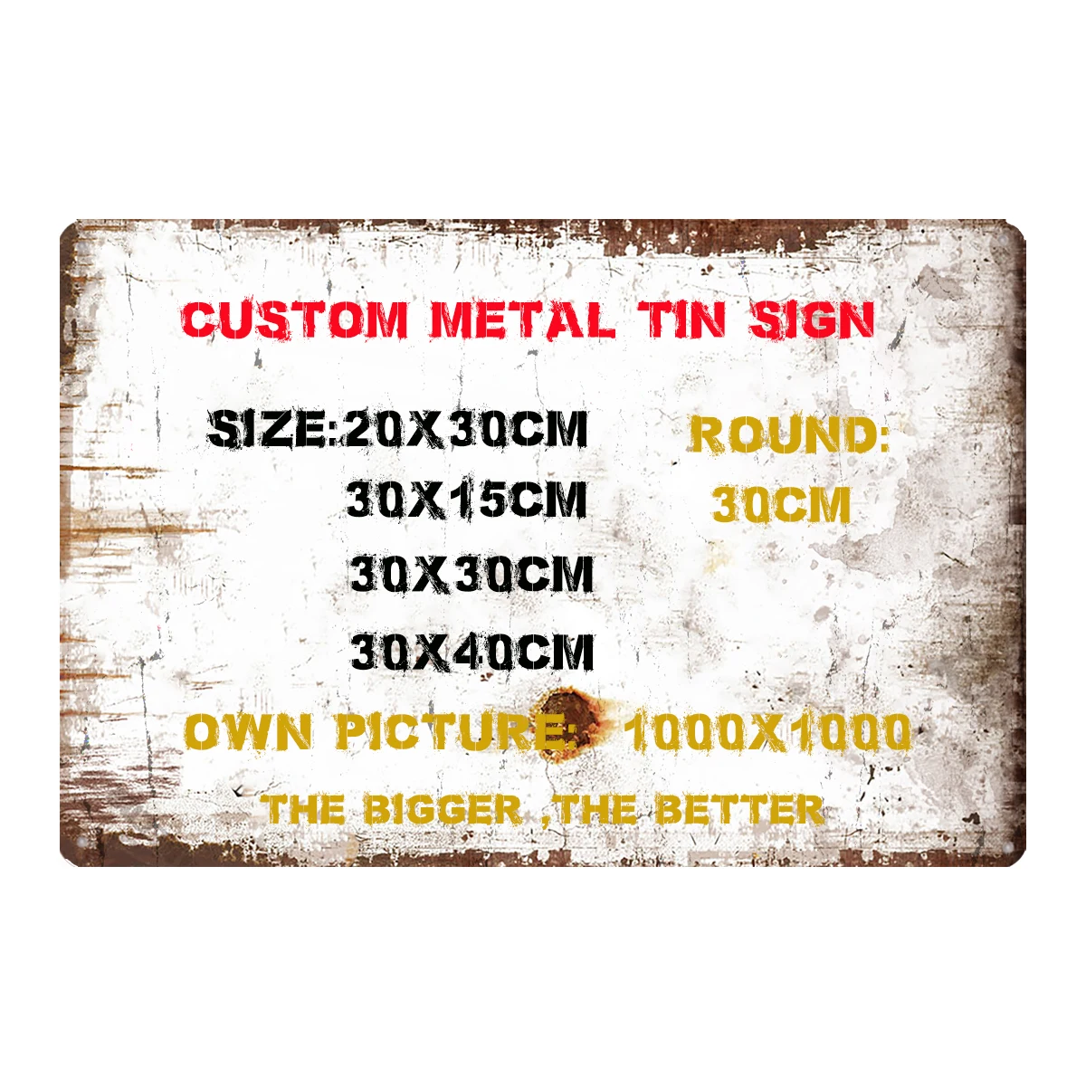 Custom Metal Tin Signs Vintage Plaque For Wall Coffee Bar Living Room Home Decor Metal Craft Gift A-9999
Custom Metal Tin Signs Vintage Plaque For Wall Coffee Bar Living Room Home Decor Metal Craft Gift A-9999