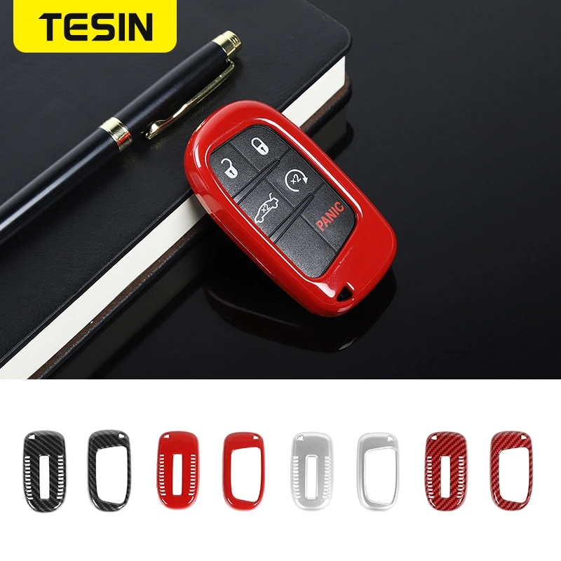 TESIN Keychain Car Key Case Full Protection Shell Cover Accessories For Jeep Compass 2017+ Renegade 2015+ Grand Cherokee 2014+ 
TESIN Keychain Car Key Case Full Protection Shell Cover Accessories For Jeep Compass 2017+ Renegade 2015+ Grand Cherokee 2014+