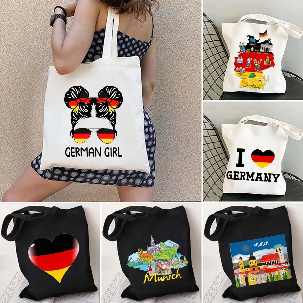 Berlin Munich Germany Map Love Heart Flag Coat of Arms Marienplatz Bavaria German Girl Landmarks Canvas Tote Bag Fashion Handbag
Berlin Munich Germany Map Love Heart Flag Coat of Arms Marienplatz Bavaria German Girl Landmarks Canvas Tote Bag Fashion Handbag