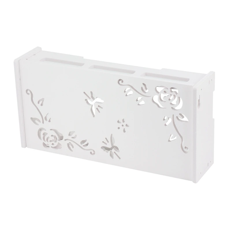 White Floating TV Stand, Wall-Mounted Wifi Router Bracket, Set-Top Box Streaming Media Equipment Box
White Floating TV Stand, Wall-Mounted Wifi Router Bracket, Set-Top Box Streaming Media Equipment Box