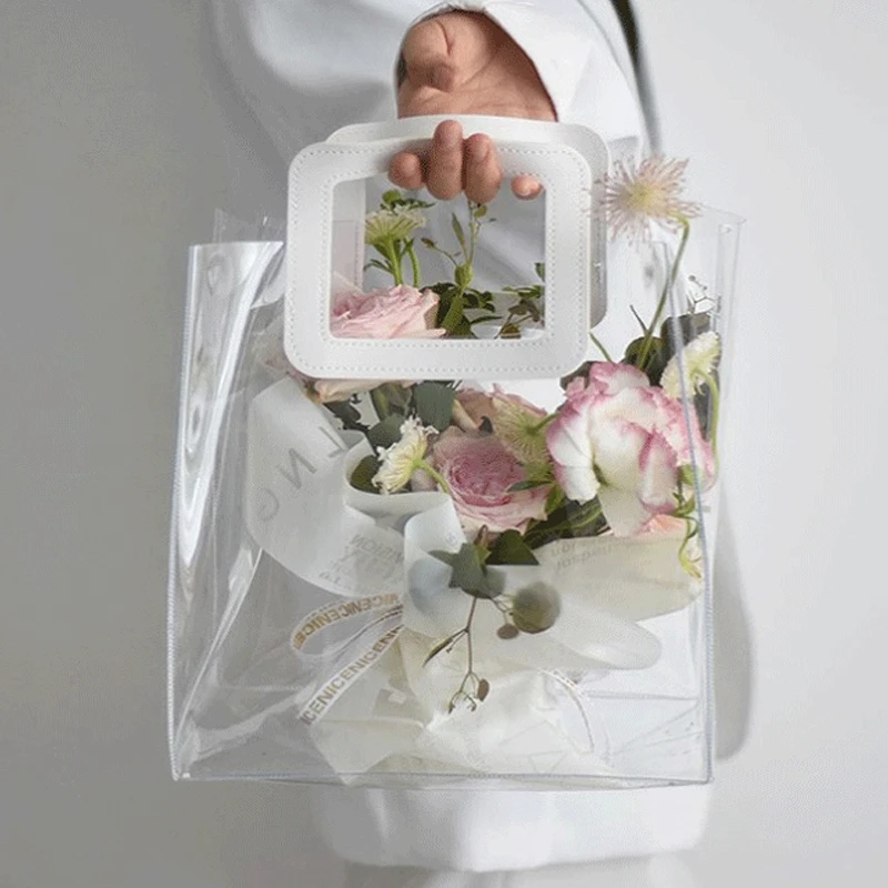 Pvc Transparent Handbag Transparent Gift Packing Ins Wedding Candy Bag for Women Flower Bouquet Gift Bag Wedding Party Decor
Pvc Transparent Handbag Transparent Gift Packing Ins Wedding Candy Bag for Women Flower Bouquet Gift Bag Wedding Party Decor