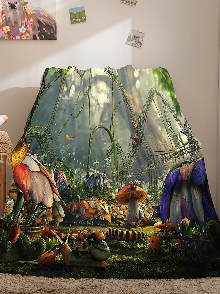 Room Designer Blanket Soft Throw Bedspread Mushroom House Beach Warm Travel Cover for Kids Boys Girls Gift плед для кровати
Room Designer Blanket Soft Throw Bedspread Mushroom House Beach Warm Travel Cover for Kids Boys Girls Gift плед для кровати