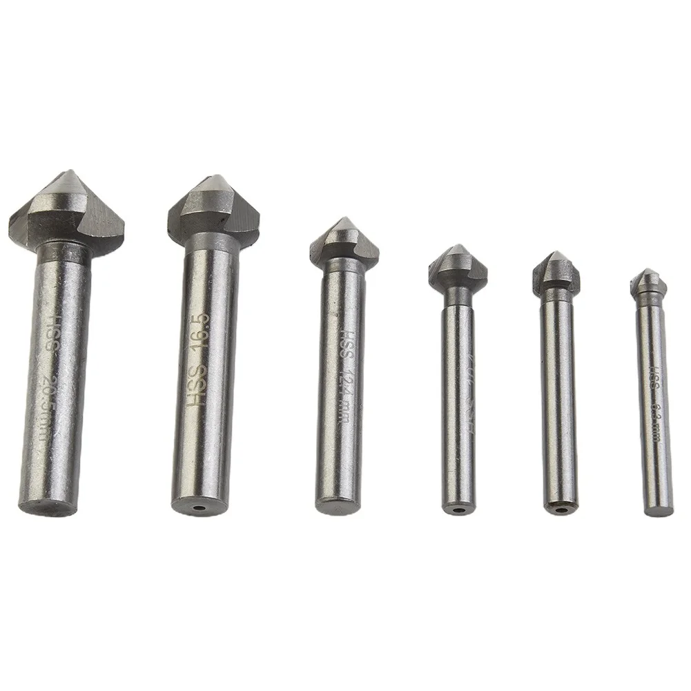 1PC 3 Flute Countersink 6.3-20.5mm 90 Degree HSS Chamfering Cutter Woodworking Milling Cutter Countersink Drill Bit Hole Opener
1PC 3 Flute Countersink 6.3-20.5mm 90 Degree HSS Chamfering Cutter Woodworking Milling Cutter Countersink Drill Bit Hole Opener