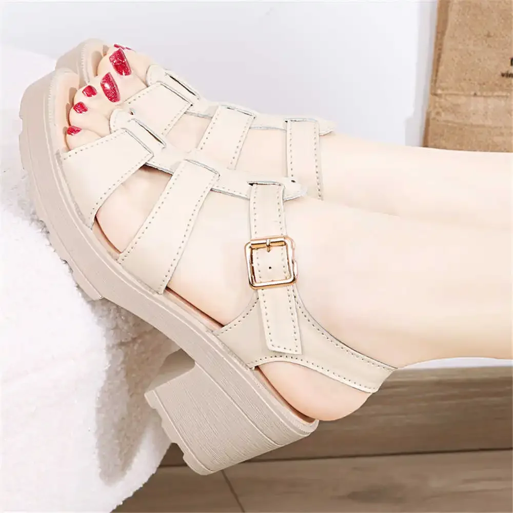 Strapless Elegance Women's Flatform Shoes Lady Sports Summer Heel Sneakers Trendy On Sale