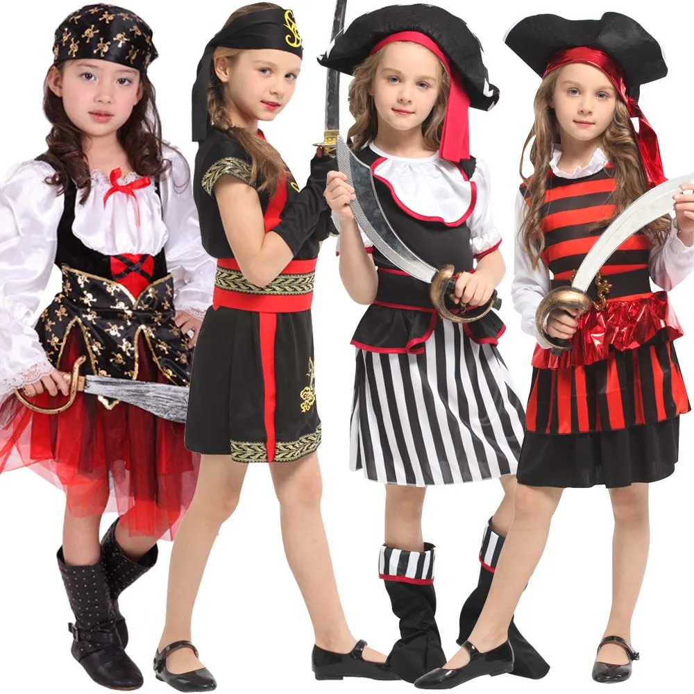 Pirate Cosplay Costume for Kids Girls Halloween Carnival Party Suits Clothes Top+ Pants No Weapon Pirate Cosplay Costume for Ki
Pirate Cosplay Costume for Kids Girls Halloween Carnival Party Suits Clothes Top+ Pants No Weapon Pirate Cosplay Costume for Ki