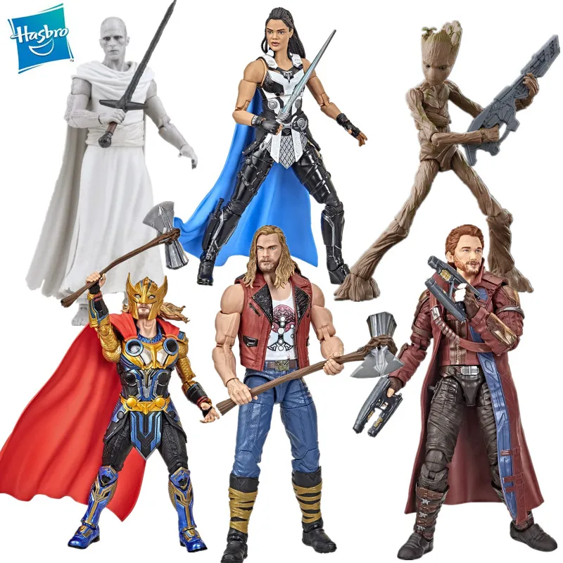 Фигурка Hasbro из серии Marvel Legends, Тор, любовь и гром, звезда, лорд, гор, валькири Грут, аниме, Коллекционная модель 6 дюймов
Фигурка Hasbro из серии Marvel Legends, Тор, любовь и гром, звезда, лорд, гор, валькири Грут, аниме, Коллекционная модель 6 дюймов