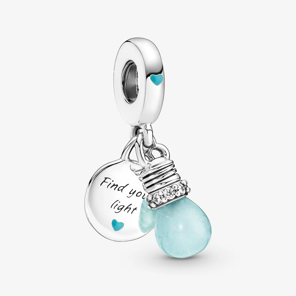 Glow-in-the-dark Lightbulb Double Dangle Charm 925 Sterling Silver Jewelry Fit Europe Bracelet Beads DIY Making Accessories
Glow-in-the-dark Lightbulb Double Dangle Charm 925 Sterling Silver Jewelry Fit Europe Bracelet Beads DIY Making Accessories