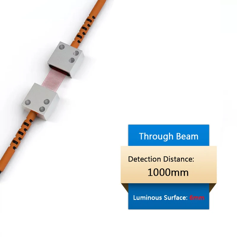 10MM Flat-type Optical Fiber Photoelectric Sensor Industrial Array Type Through-beam Optical Fiber Optical Amplifier Sensor
10MM Flat-type Optical Fiber Photoelectric Sensor Industrial Array Type Through-beam Optical Fiber Optical Amplifier Sensor
