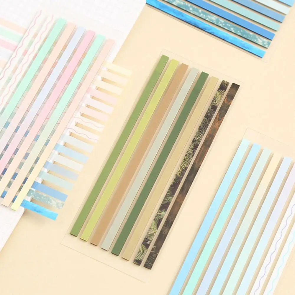 160 Sheets Memo Sticky Transparent Gradient Thin Long Strip Index Stickers Reading Labels Adhesive Bookmarks Stationery Supplies
160 Sheets Memo Sticky Transparent Gradient Thin Long Strip Index Stickers Reading Labels Adhesive Bookmarks Stationery Supplies