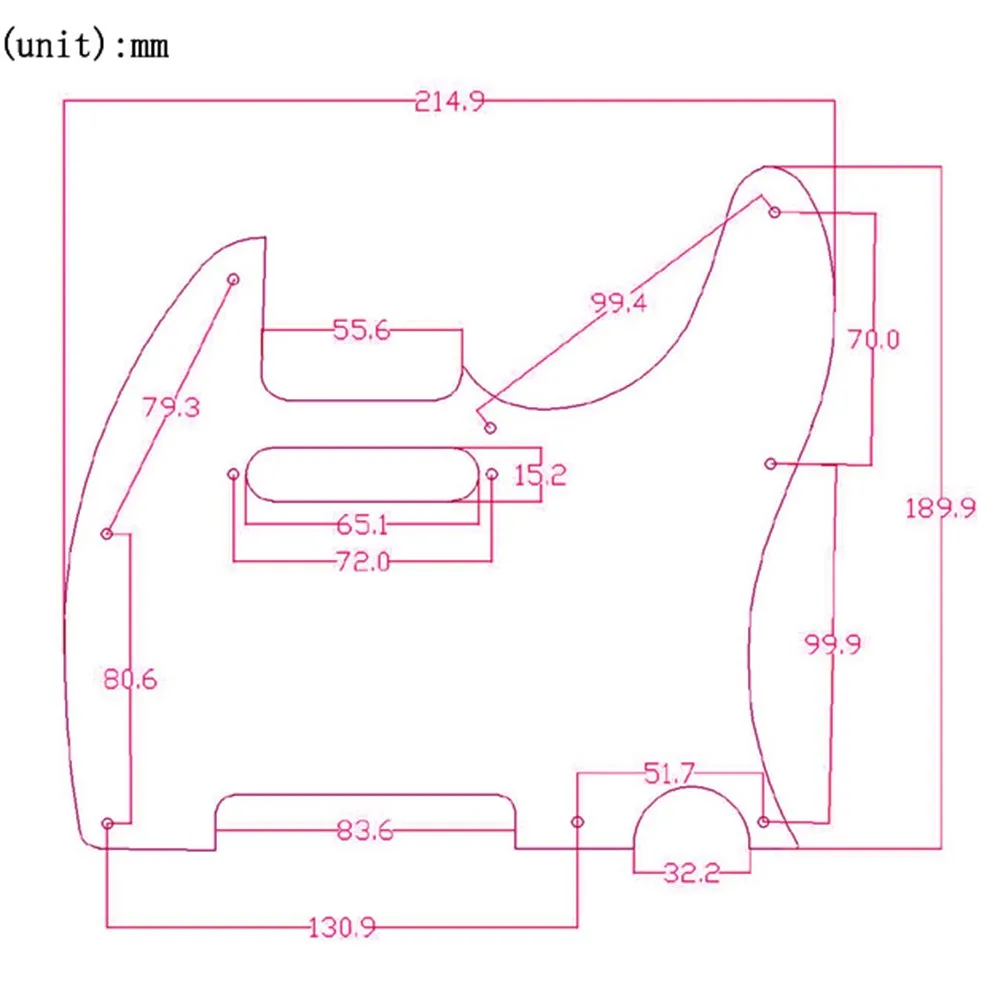 3 Ply 8 Hole TL 23mm Guitar Perfect Pickguard Scratch Plate PVC For Tele Electric Guitars Style Easy To Install 90g Black/white
3 Ply 8 Hole TL 23mm Guitar Perfect Pickguard Scratch Plate PVC For Tele Electric Guitars Style Easy To Install 90g Black/white