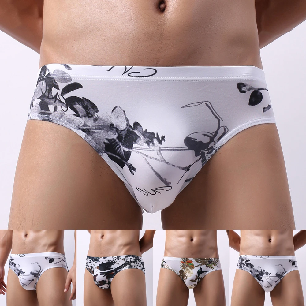 Mens Boy Breathable Underwear Boxer Briefs Bulge Pouch Underpants Thong Lingerie Low Waist Print Underpants Hombre Panties
Mens Boy Breathable Underwear Boxer Briefs Bulge Pouch Underpants Thong Lingerie Low Waist Print Underpants Hombre Panties