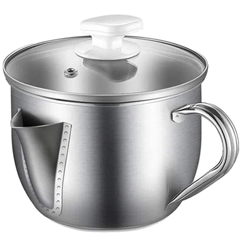 JHD-1000Ml сепаратор супового масла из нержавеющей стали, масляный фильтр, сепаратор масляных жиров с крышкой, сепаратор для приготовления супа
JHD-1000Ml сепаратор супового масла из нержавеющей стали, масляный фильтр, сепаратор масляных жиров с крышкой, сепаратор для приготовления супа