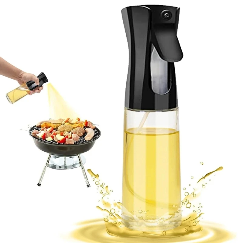 Olive Oil Spray Glass 300ml 200ml Sprayer Oil BBQ Cooking Kitchen Baking Spray Empty Bottle Vinegar Bottle Oil Dispenser Salad
Olive Oil Spray Glass 300ml 200ml Sprayer Oil BBQ Cooking Kitchen Baking Spray Empty Bottle Vinegar Bottle Oil Dispenser Salad