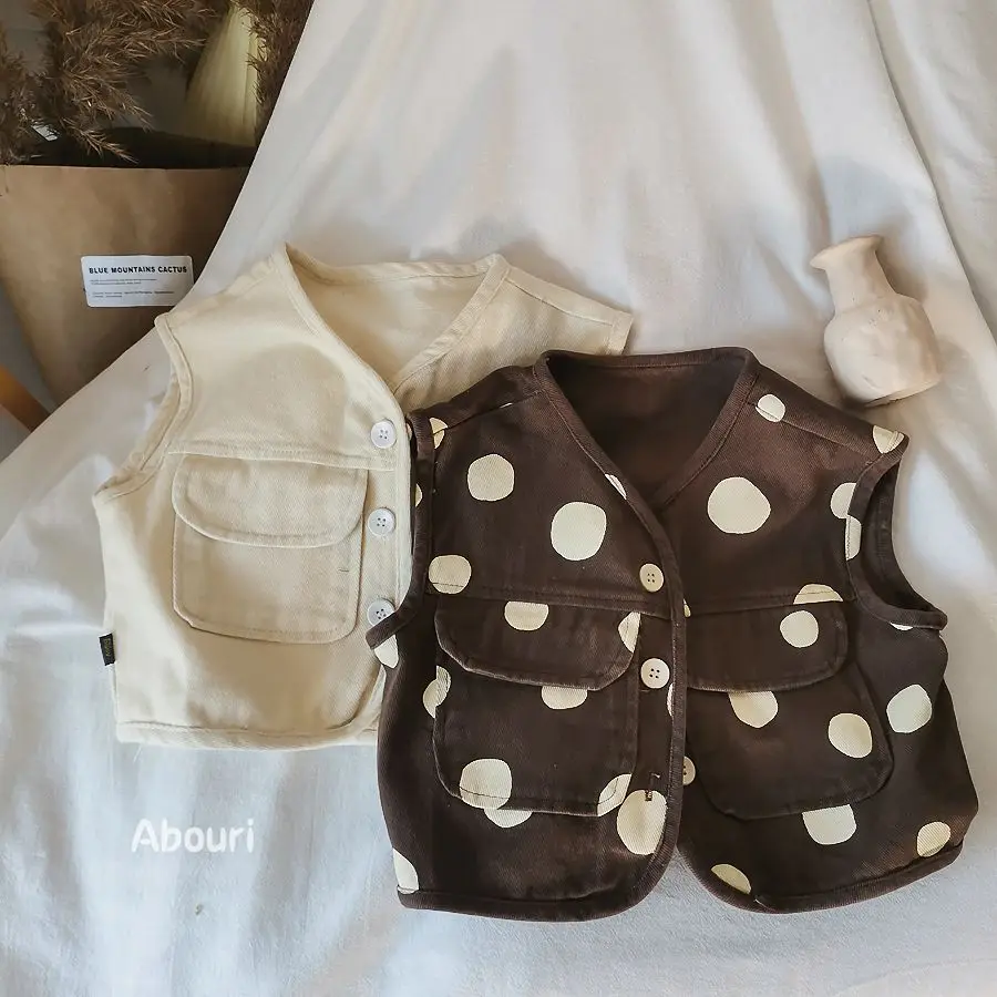 2022 New Fashion Baby Kids Sleeveless Jacket Boys Girls Clothes Casual Vest Coat Infant Cardigans Spring Kids Outwear Waistcoat
2022 New Fashion Baby Kids Sleeveless Jacket Boys Girls Clothes Casual Vest Coat Infant Cardigans Spring Kids Outwear Waistcoat