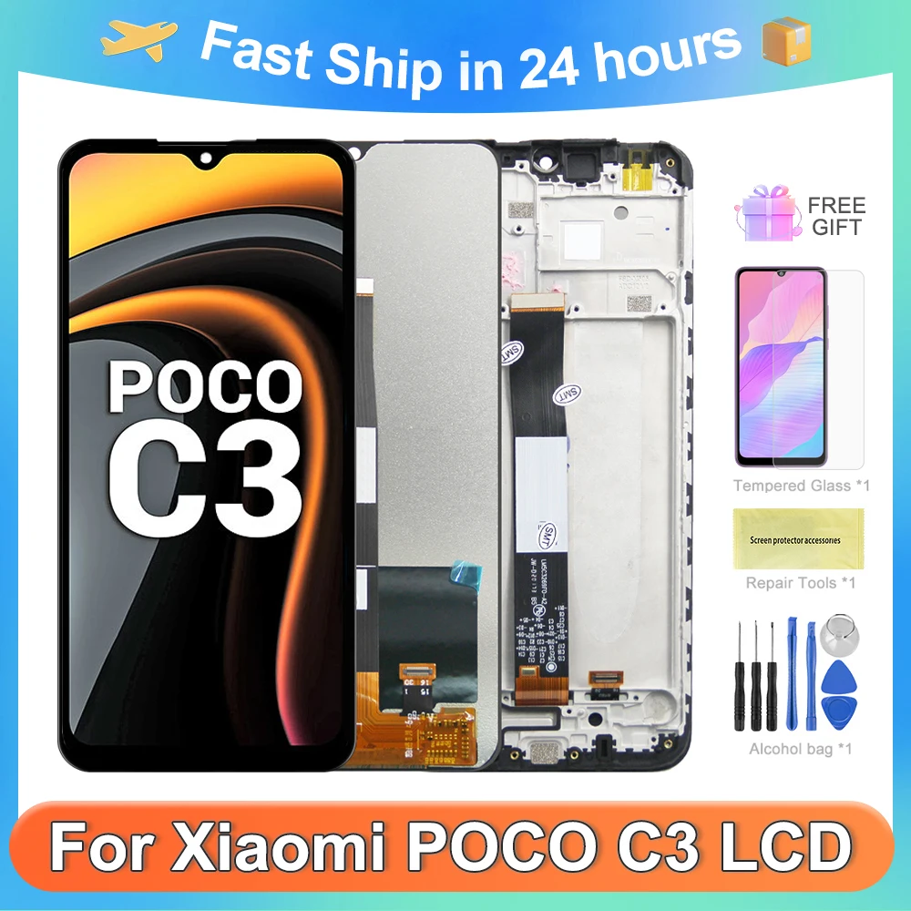 Оригинальный ЖК-дисплей для Xiaomi Pocophone Poco C3 6,43 дюйма, сменный ЖК-дисплей с сенсорным экраном в сборе для Xiaomi Pocophone Poco C3 M2006C3MI mzb07рин
Оригинальный ЖК-дисплей для Xiaomi Pocophone Poco C3 6,43 дюйма, сменный ЖК-дисплей с сенсорным экраном в сборе для Xiaomi Pocophone Poco C3 M2006C3MI mzb07рин