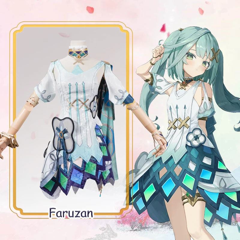 Faruzan Cosplay Costume Genshin Impact Uniform Wig Anime Chinese Style Halloween Costumes Game
Faruzan Cosplay Costume Genshin Impact Uniform Wig Anime Chinese Style Halloween Costumes Game