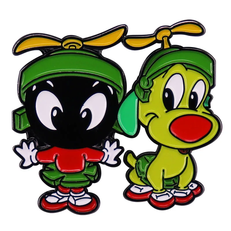 Marvins The Martians And His K9 Dog Brooch Enamel Pin Brooches Metal Badges Lapel Pins Denim Jacket Jewelry Accessories Gifts
Marvins The Martians And His K9 Dog Brooch Enamel Pin Brooches Metal Badges Lapel Pins Denim Jacket Jewelry Accessories Gifts