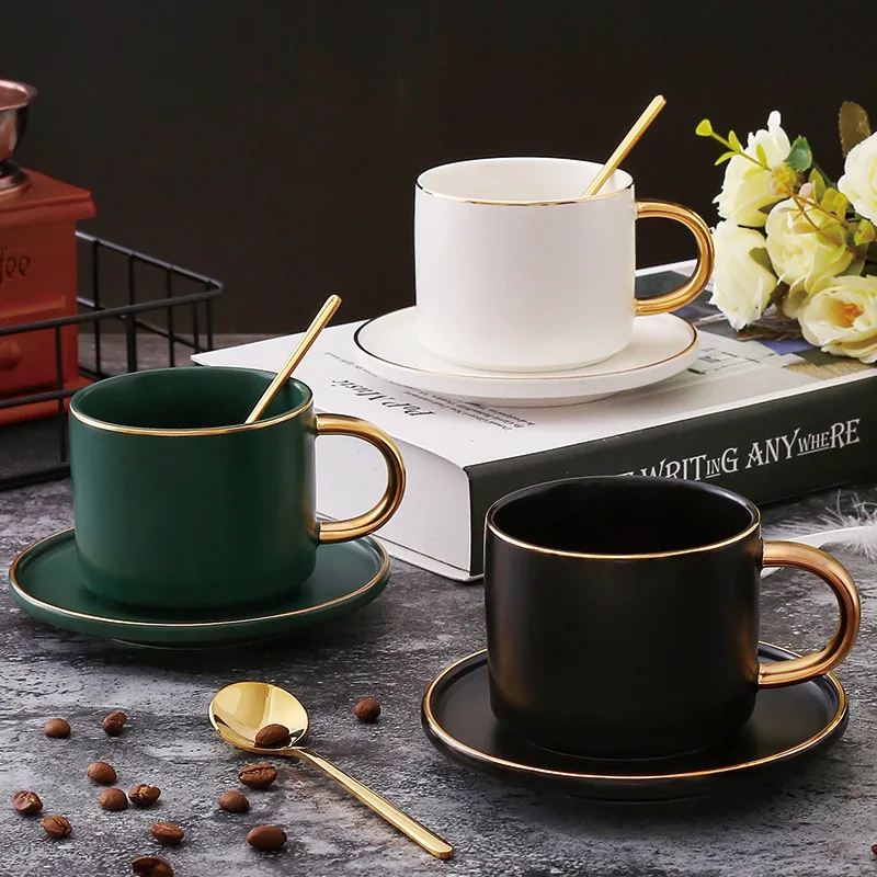 Luxury Porcelain European Coffee Cup Set Colorful Small Bone China High Tea Cup With Saucer Xicara De Cafe Home Drinkware
Luxury Porcelain European Coffee Cup Set Colorful Small Bone China High Tea Cup With Saucer Xicara De Cafe Home Drinkware
