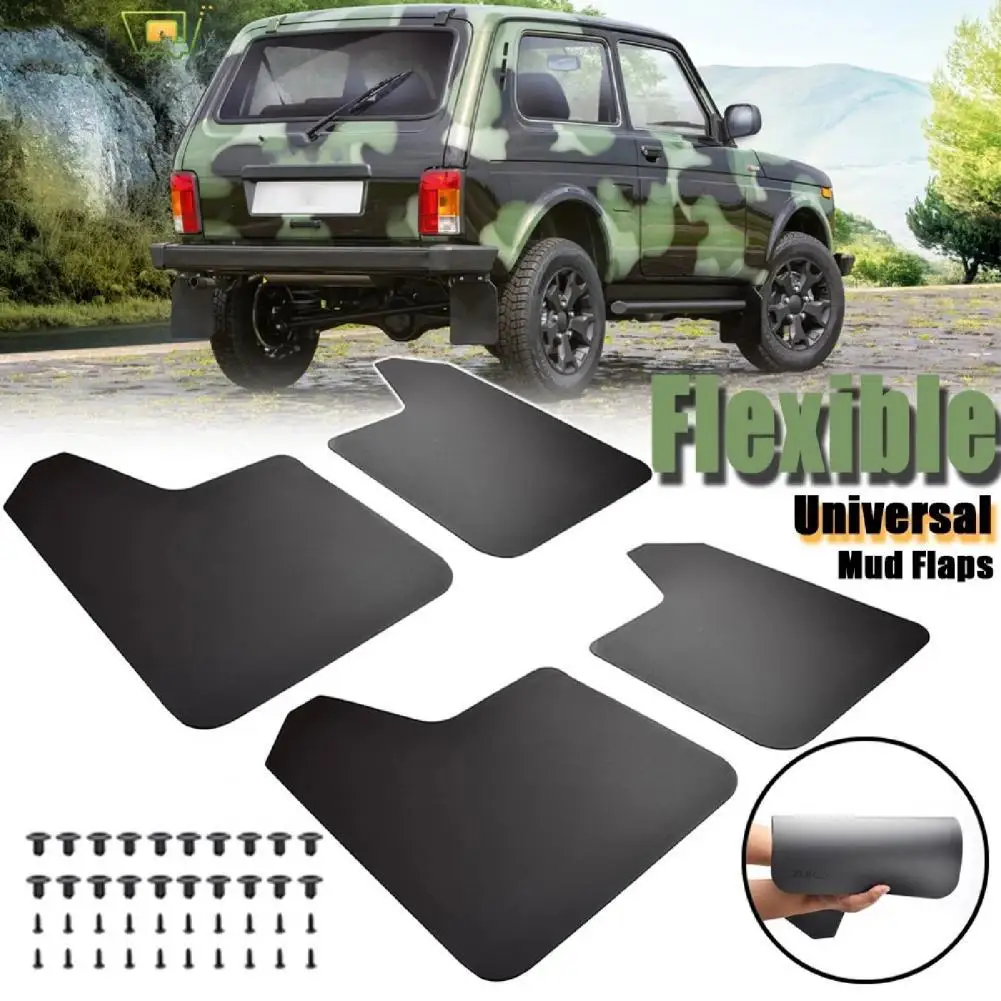 4Pcs Mud Flap Protective Indeformable Black Universal Car Splash Guard for Vehicle
4Pcs Mud Flap Protective Indeformable Black Universal Car Splash Guard for Vehicle
