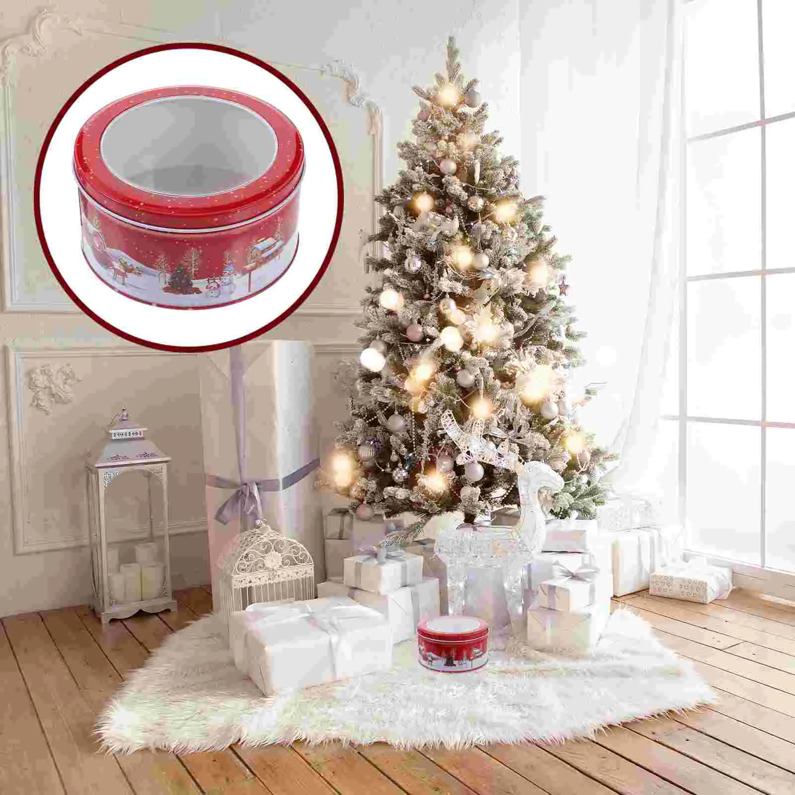 Christmas Tin Box Jewelry Storage Case Cookie Tins With Lids Candy Supplies Jar Tinplate
Christmas Tin Box Jewelry Storage Case Cookie Tins With Lids Candy Supplies Jar Tinplate