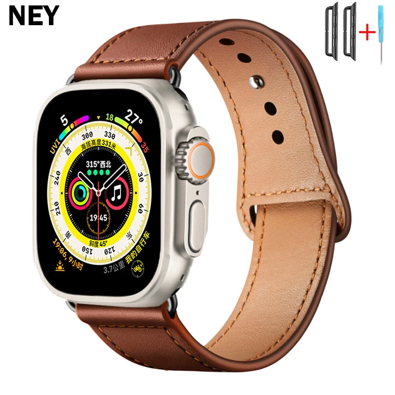 Кожаная Петля для Apple watch band series Ultra 49 мм 44 мм 40 мм 42 мм/38 мм, браслет на запястье для iWatch 8 7 3 4 5 6 se 41 мм/45 мм
Кожаная Петля для Apple watch band series Ultra 49 мм 44 мм 40 мм 42 мм/38 мм, браслет на запястье для iWatch 8 7 3 4 5 6 se 41 мм/45 мм