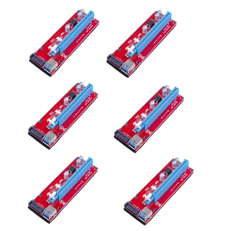 Райзер 007S PCI-E, 1X до 16X, USB, PCI Express Райзер, адаптер питания, карта 60 см, USB 3,0, Удлинительный кабель для биткоина, 6 шт.
Райзер 007S PCI-E, 1X до 16X, USB, PCI Express Райзер, адаптер питания, карта 60 см, USB 3,0, Удлинительный кабель для биткоина, 6 шт.