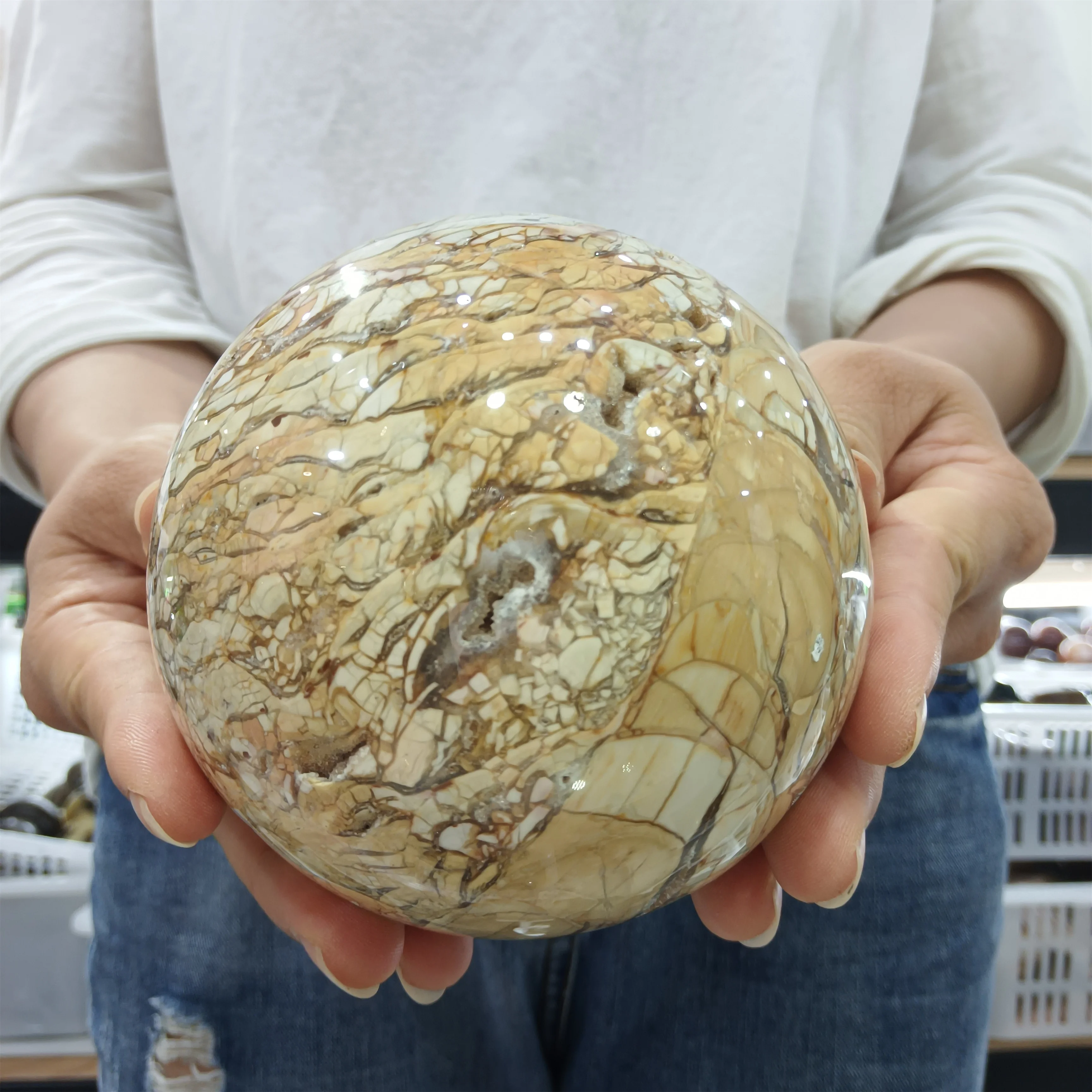 Huge Natural Egret Ball Polished Crystal Energy Home Office Decoration Craft Gifts
Huge Natural Egret Ball Polished Crystal Energy Home Office Decoration Craft Gifts