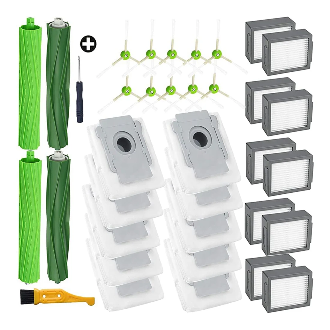 Replacement Parts Kit for Roomba I7 + I3 + I6 + I8 + Plus E5 E6 E7 Vacuum Cleaner
Replacement Parts Kit for Roomba I7 + I3 + I6 + I8 + Plus E5 E6 E7 Vacuum Cleaner
