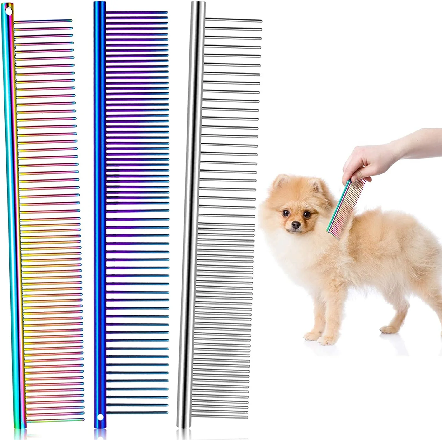 Puppy Grooming Comb Groomer For Cat Stainless/Aluminum Groomer Pets Combs Hairbrush Cat Dog Grooming Combs Dog Hair Care
Puppy Grooming Comb Groomer For Cat Stainless/Aluminum Groomer Pets Combs Hairbrush Cat Dog Grooming Combs Dog Hair Care