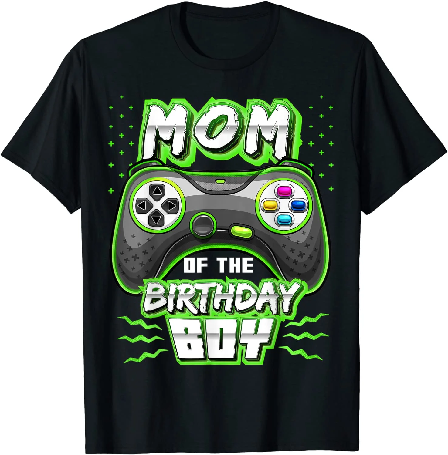 Футболка с надписью «Mom of the Birthday Boy» 
Футболка с надписью «Mom of the Birthday Boy»