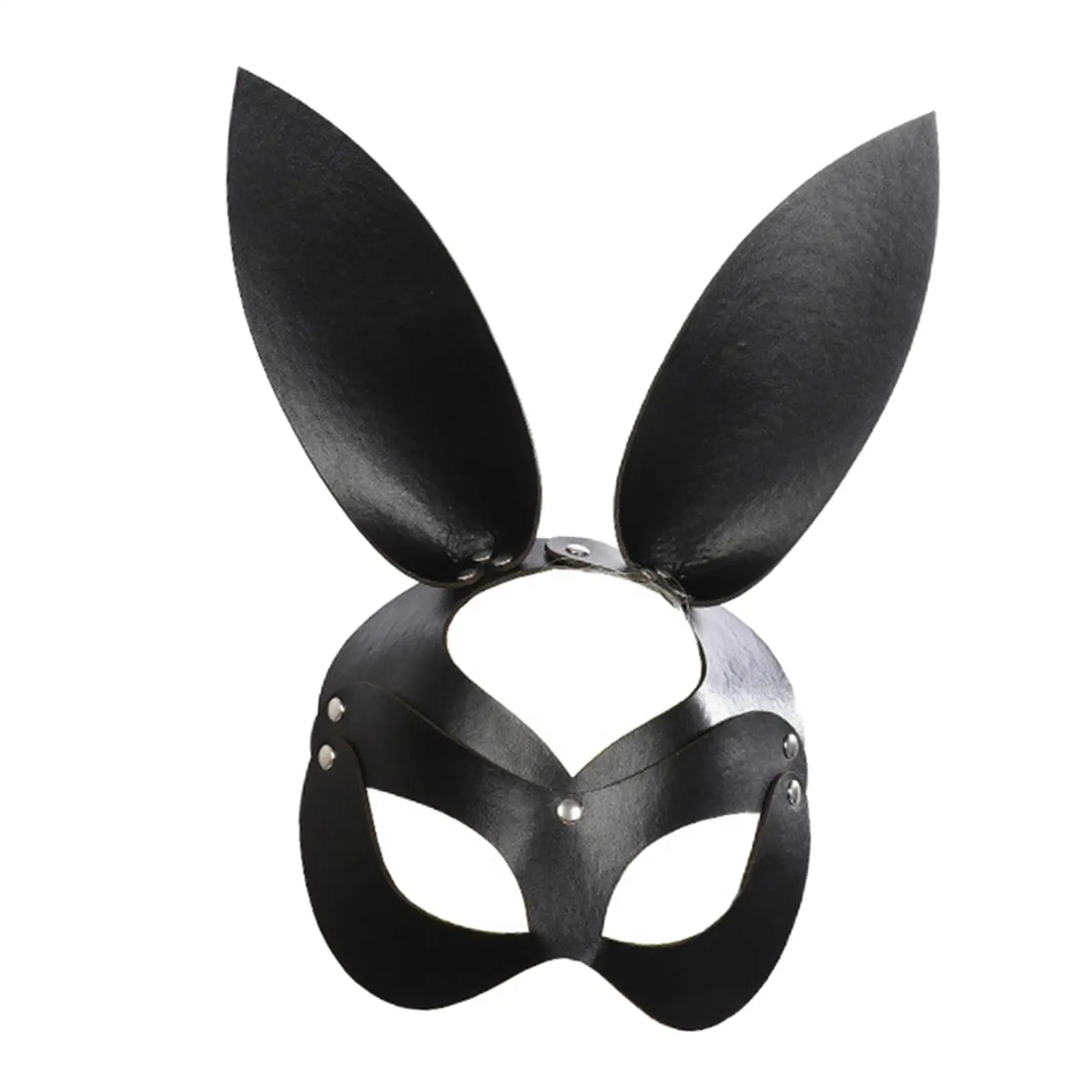 Women Rabbit Ears Mask Black Half Face PU Leather for Prop Carnival Accessory Easter Masquerade Cosplay Costume
Women Rabbit Ears Mask Black Half Face PU Leather for Prop Carnival Accessory Easter Masquerade Cosplay Costume