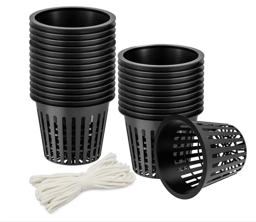 25PCS Planting Baskets+1 XTen Meter Absorbent Rope Hydroponic Colonization Mesh Pot Net Cup Basket For Fixed Vegetable Protect
25PCS Planting Baskets+1 XTen Meter Absorbent Rope Hydroponic Colonization Mesh Pot Net Cup Basket For Fixed Vegetable Protect