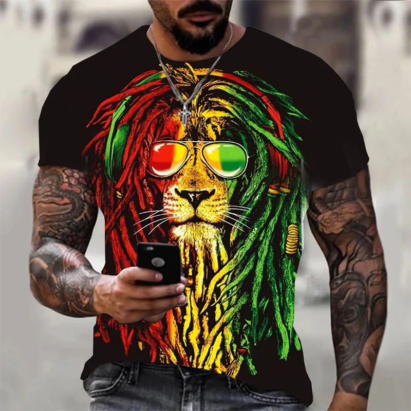 Men's T Shirt 3D Hip Hop Punk Lion Print Funny Animal Vintage Casual Round Neck Loose 6XL T-shirt Unisex Harajuku Streetwear Top
Men's T Shirt 3D Hip Hop Punk Lion Print Funny Animal Vintage Casual Round Neck Loose 6XL T-shirt Unisex Harajuku Streetwear Top