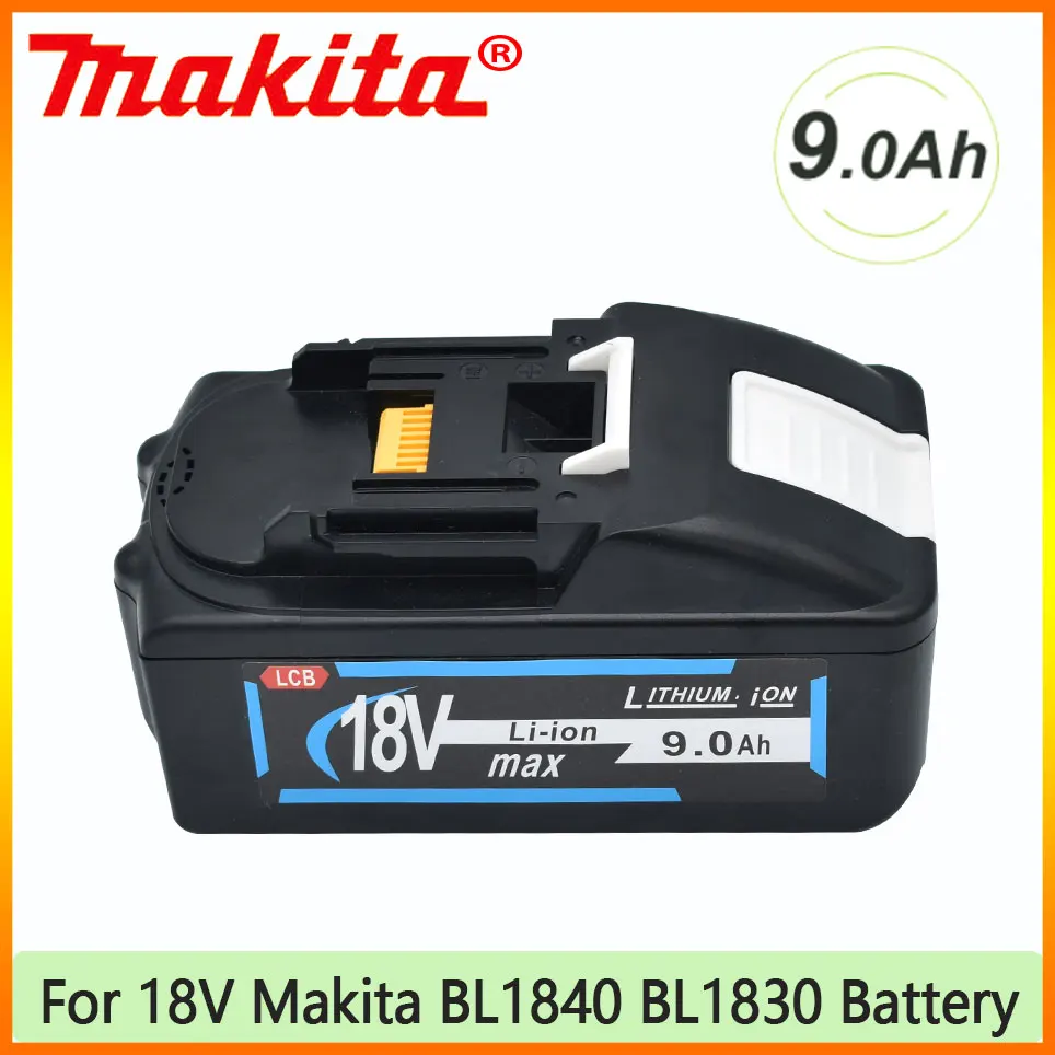9.0Ah MAKITA 18V Replacement li-ion battery for MAKITA Bl1890 Bl1860 Bl1840 BL1830 with LED really capacity input 21700 cell
9.0Ah MAKITA 18V Replacement li-ion battery for MAKITA Bl1890 Bl1860 Bl1840 BL1830 with LED really capacity input 21700 cell