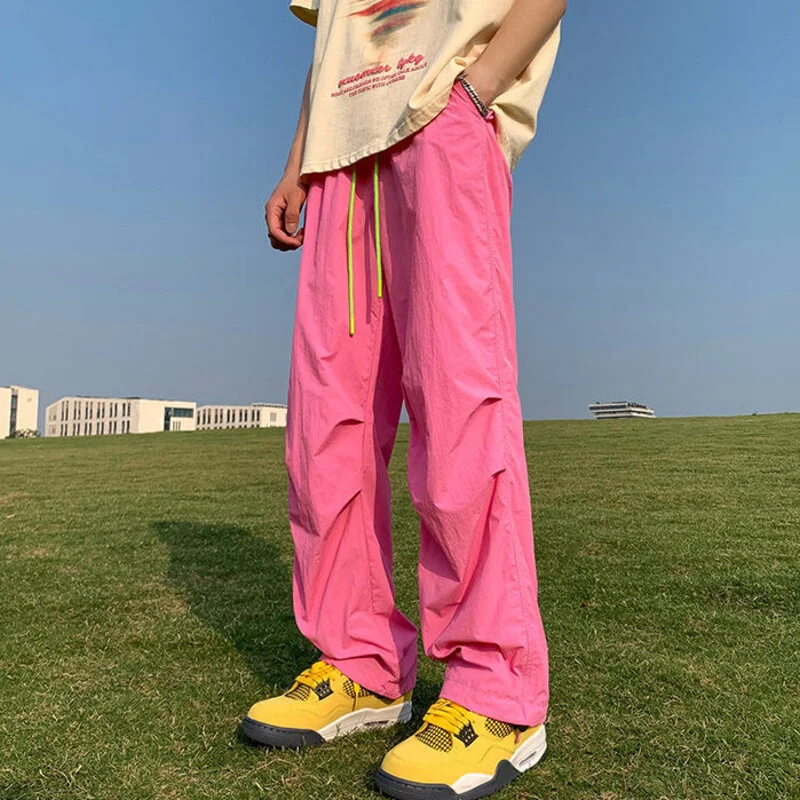 Solid Color Men Oversized Sweatpants Dopamine Man Cargo Pants Korean Summer Thin Quick Drying Pants Male Trousers
Solid Color Men Oversized Sweatpants Dopamine Man Cargo Pants Korean Summer Thin Quick Drying Pants Male Trousers
