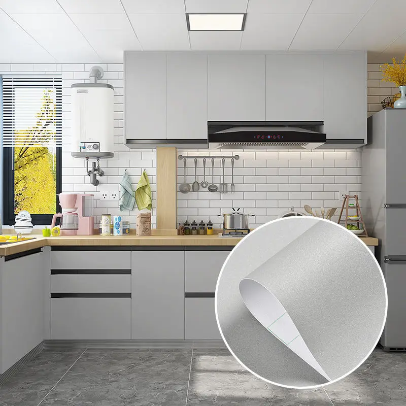 Matt Gray PVC Self-Adhesive Wallpaper Contact Paper Home Decorative Waterproof Wall Stickers Living Room Cabinet Wall Stickers
Matt Gray PVC Self-Adhesive Wallpaper Contact Paper Home Decorative Waterproof Wall Stickers Living Room Cabinet Wall Stickers