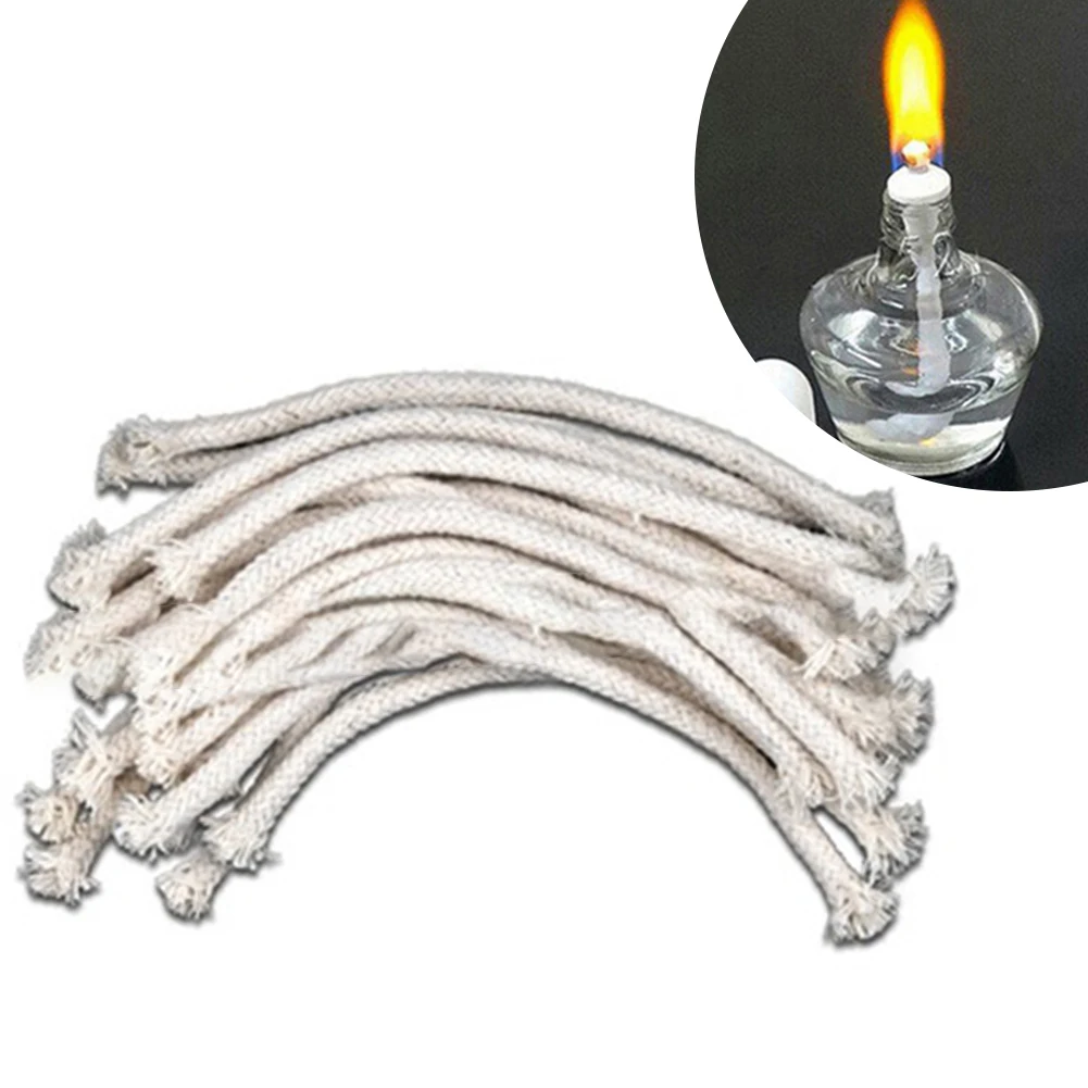 10pcs Round Cotton Lamp Wire Braided Cotton Replacement Wire For Kerosene Oil Lamp For Paraffin Kerosene Oil Lanterns Oil Lamps
10pcs Round Cotton Lamp Wire Braided Cotton Replacement Wire For Kerosene Oil Lamp For Paraffin Kerosene Oil Lanterns Oil Lamps