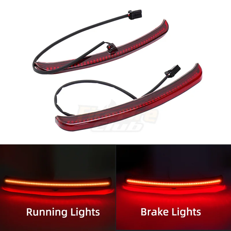 Motorcycle LED Fender Blades Brake Running Light Accessories For Harley Street Glide Trike FLHXXX Tri Glide Ultra Classic
Motorcycle LED Fender Blades Brake Running Light Accessories For Harley Street Glide Trike FLHXXX Tri Glide Ultra Classic